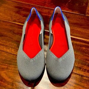 Rothy’s round toed flat.